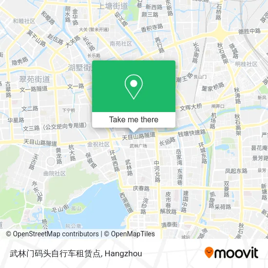 武林门码头自行车租赁点 map