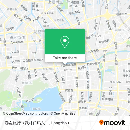 游友旅行（武林门码头） map