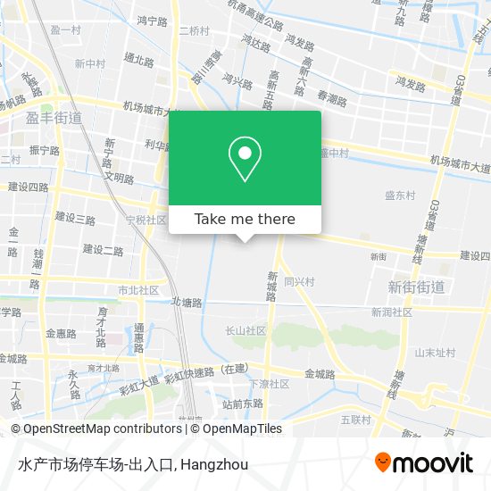 水产市场停车场-出入口 map