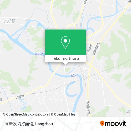 阿新次坞打面馆 map