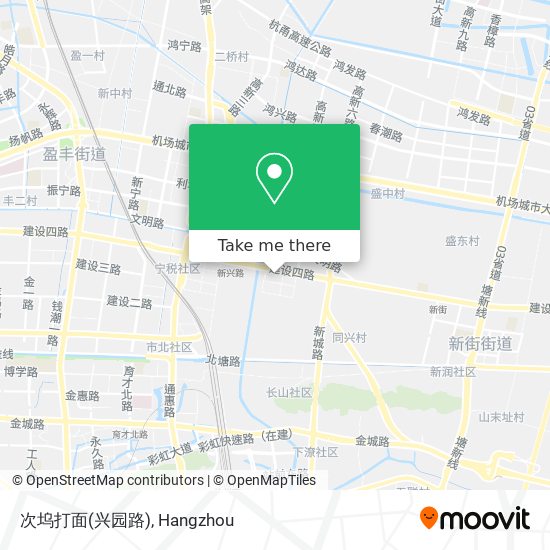 次坞打面(兴园路) map