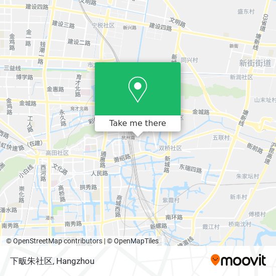 下畈朱社区 map