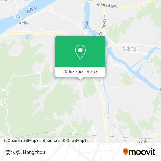 姜朱线 map
