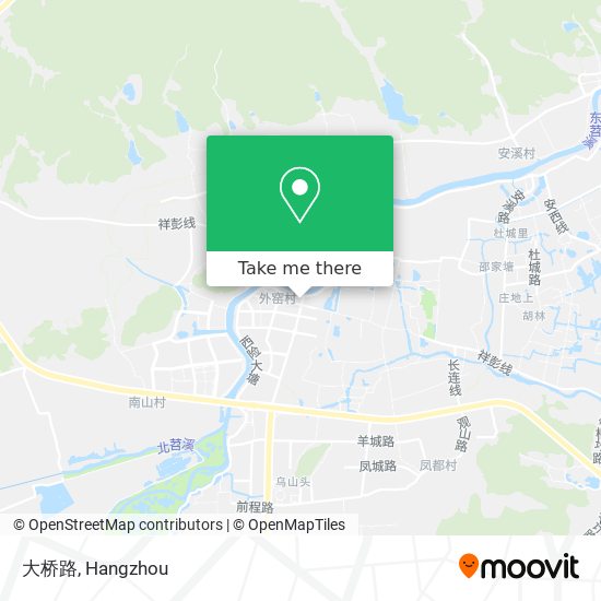 大桥路 map
