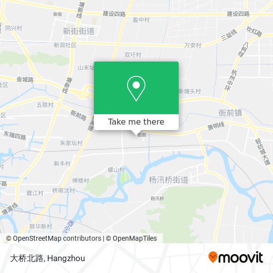 大桥北路 map