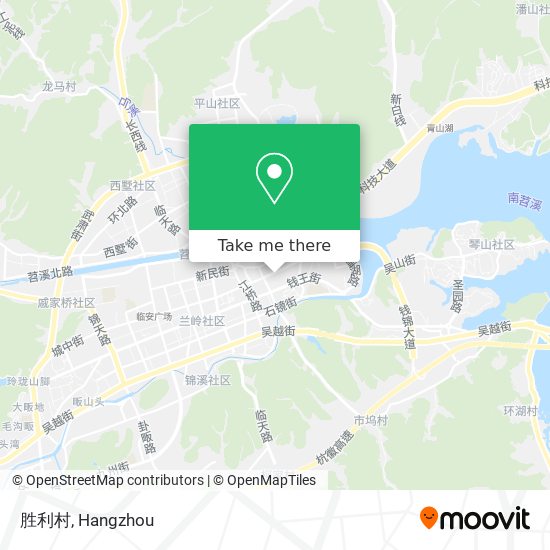 胜利村 map
