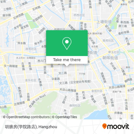 胡膳房(学院路店) map