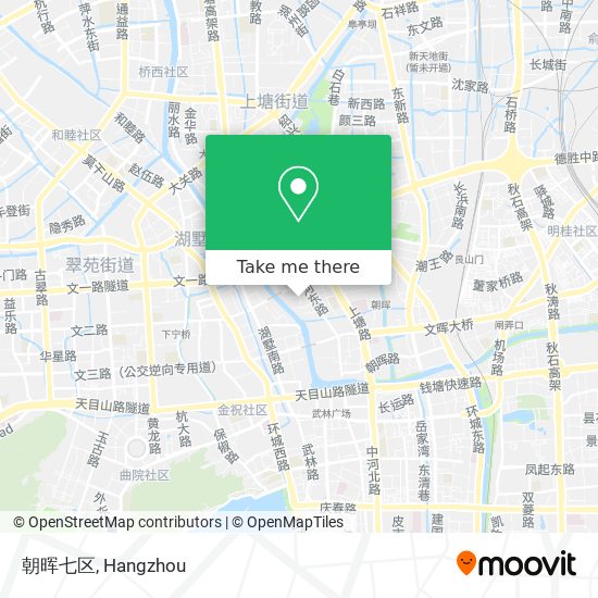 朝晖七区 map