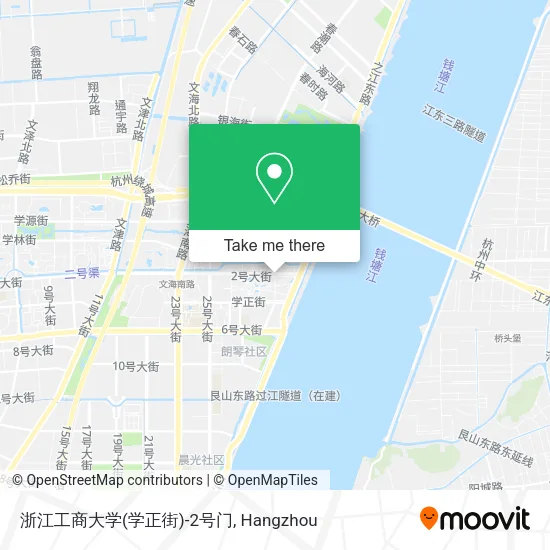 浙江工商大学(学正街)-2号门 map