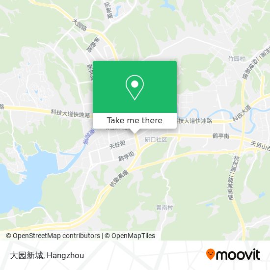 大园新城 map