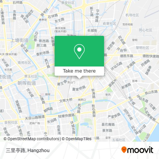 三里亭路 map