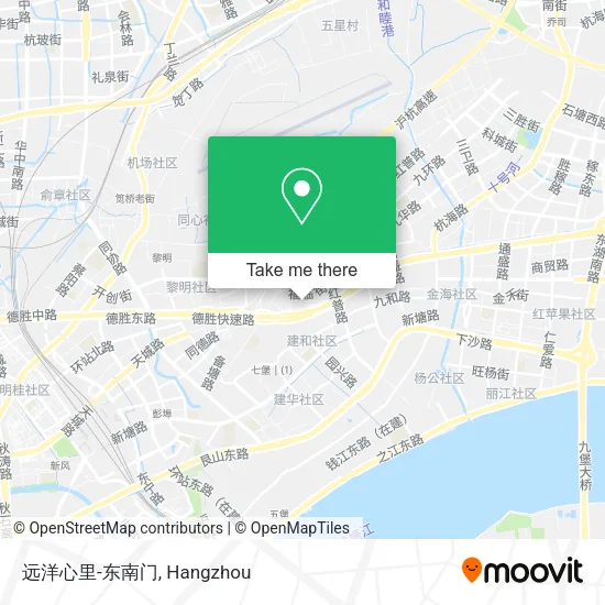 远洋心里-东南门 map