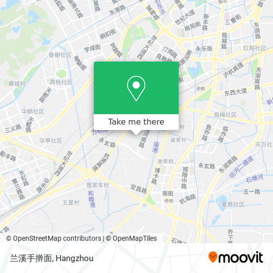 兰溪手擀面 map