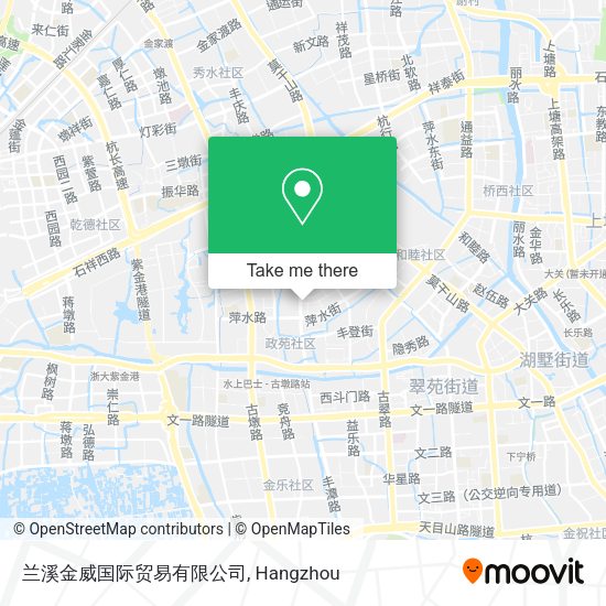 兰溪金威国际贸易有限公司 map