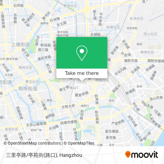 三里亭路/亭苑街(路口) map