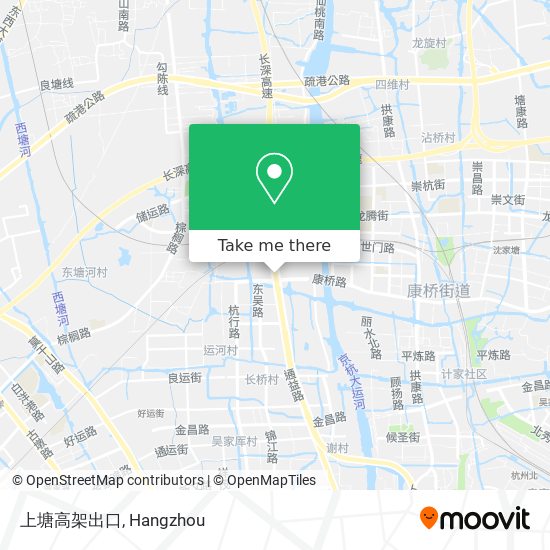 上塘高架出口 map