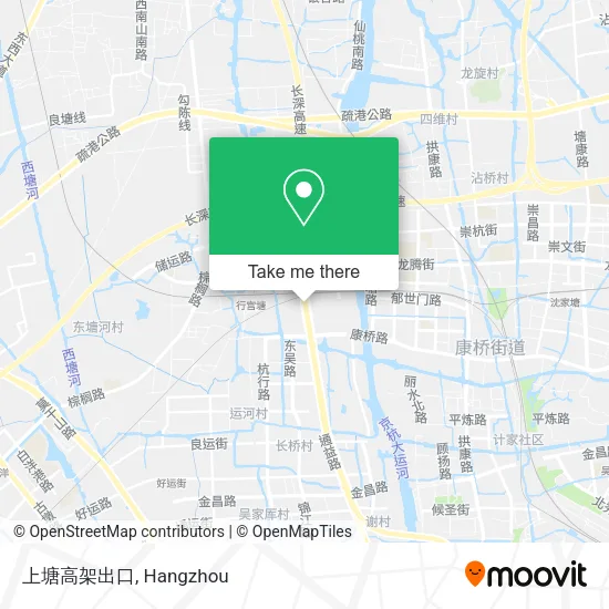 上塘高架出口 map