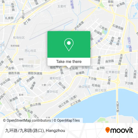 九环路/九和路(路口) map