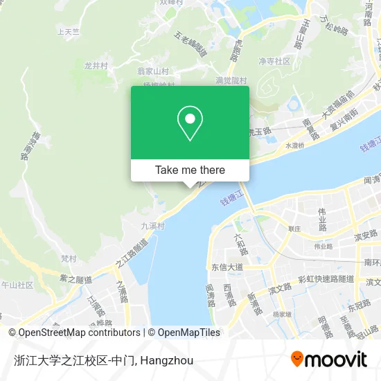 浙江大学之江校区-中门 map