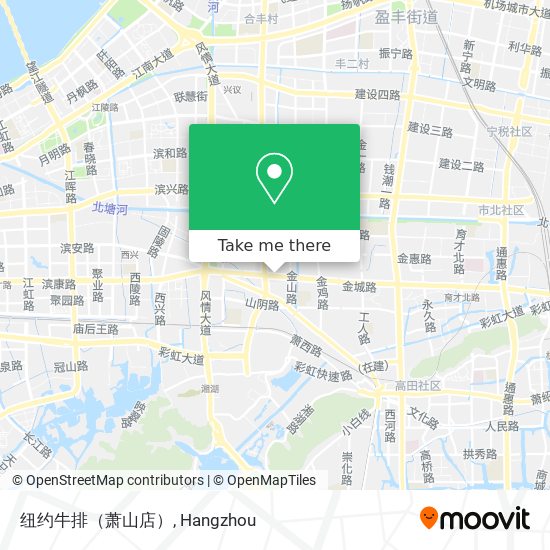纽约牛排（萧山店） map