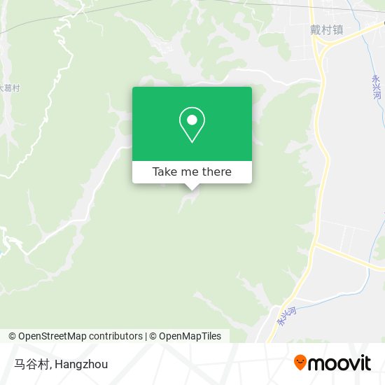 马谷村 map