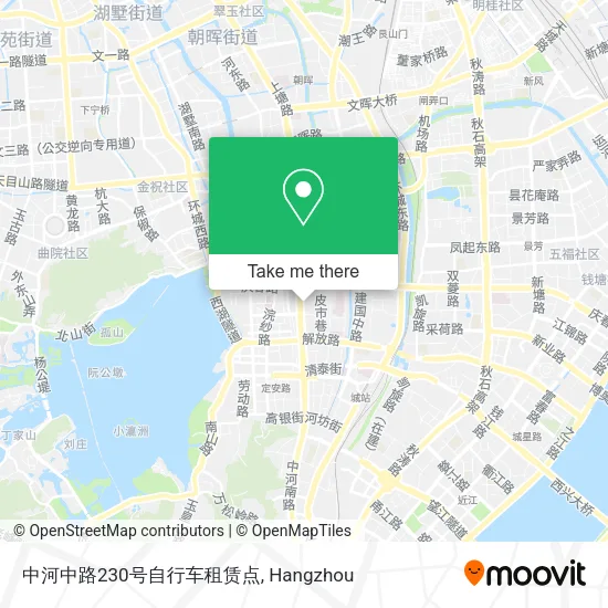 中河中路230号自行车租赁点 map