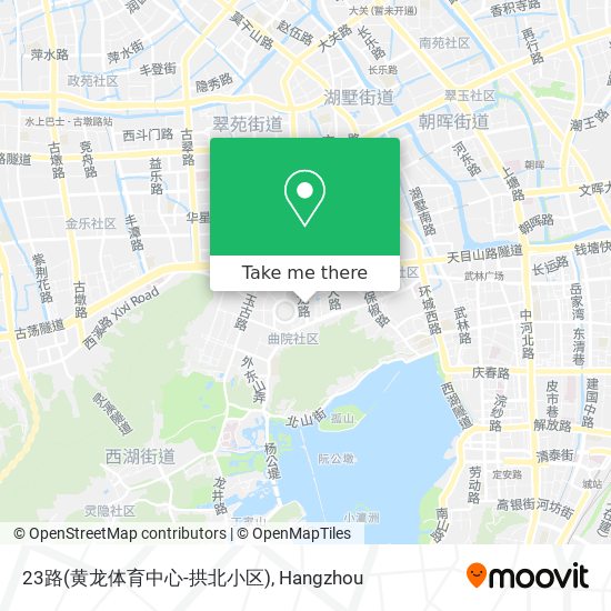 23路(黄龙体育中心-拱北小区) map