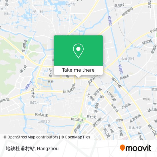地铁杜甫村站 map