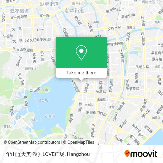 华山连天美·湖滨LOVE广场 map