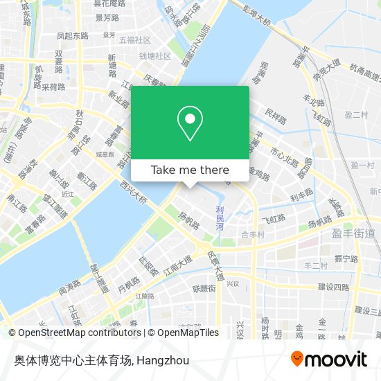 奥体博览中心主体育场 map