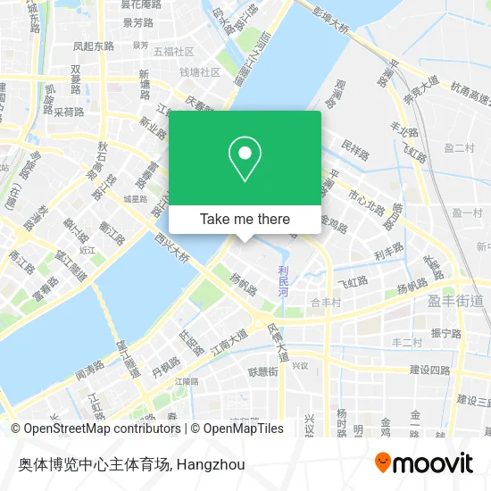 奥体博览中心主体育场 map