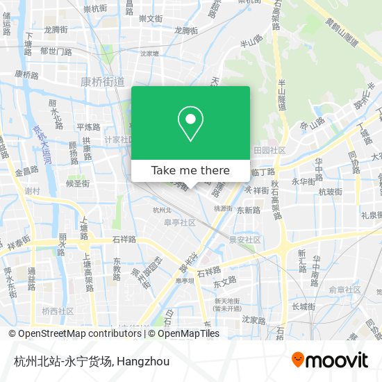 杭州北站-永宁货场 map