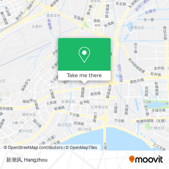 新潮风 map