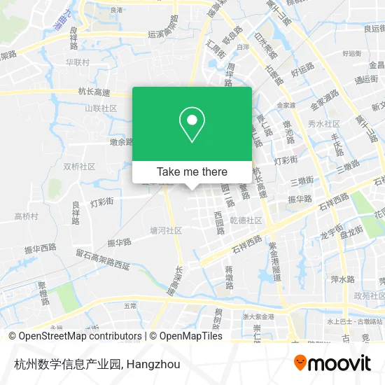 杭州数学信息产业园 map