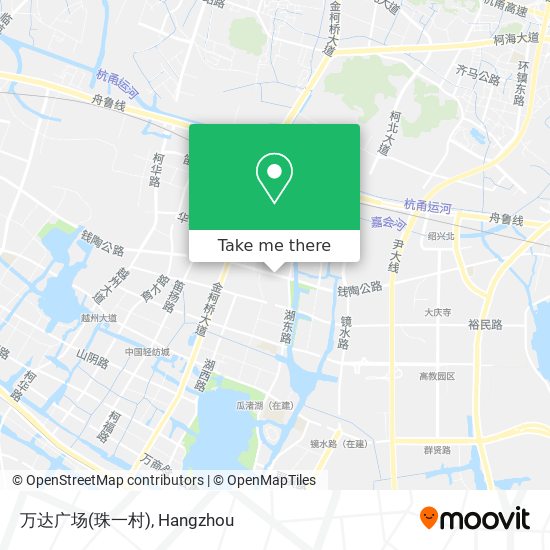 万达广场(珠一村) map
