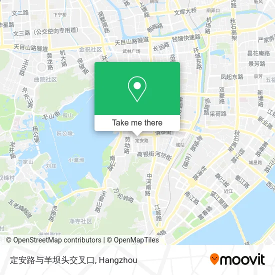 定安路与羊坝头交叉口 map