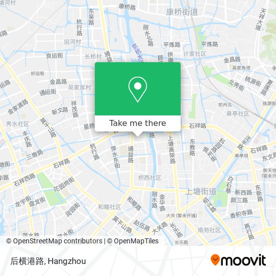 后横港路 map