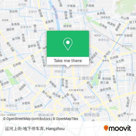 运河上街-地下停车库 map