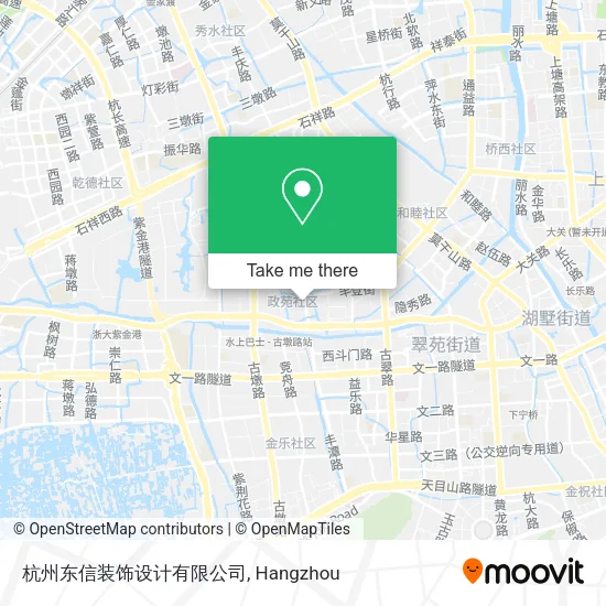杭州东信装饰设计有限公司 map