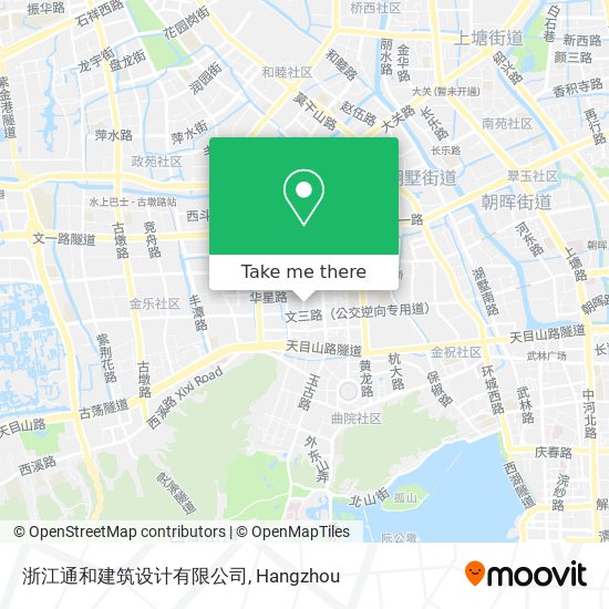 浙江通和建筑设计有限公司 map