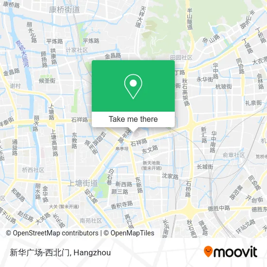 新华广场-西北门 map