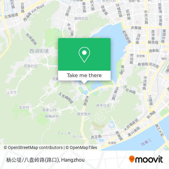 杨公堤/八盘岭路(路口) map