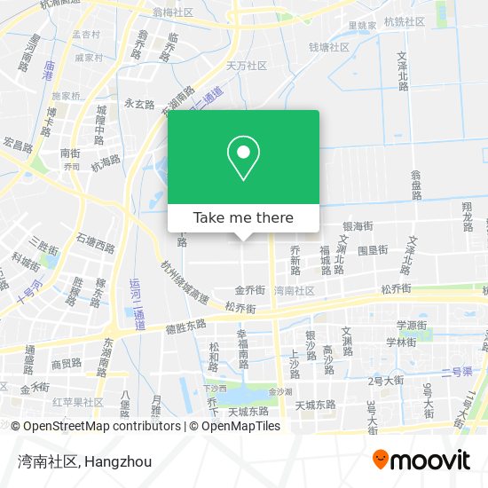 湾南社区 map