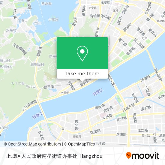 上城区人民政府南星街道办事处 map
