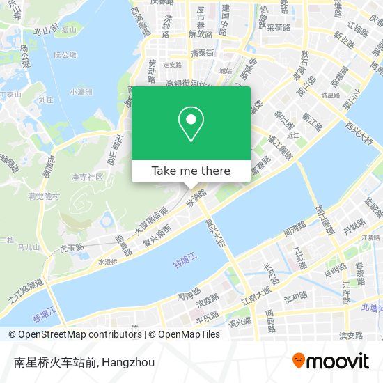 南星桥火车站前 map