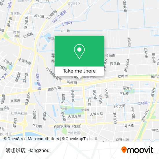 满想饭店 map