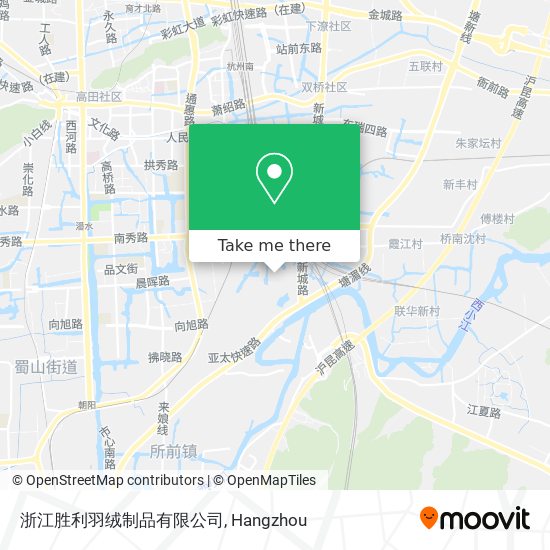 浙江胜利羽绒制品有限公司 map