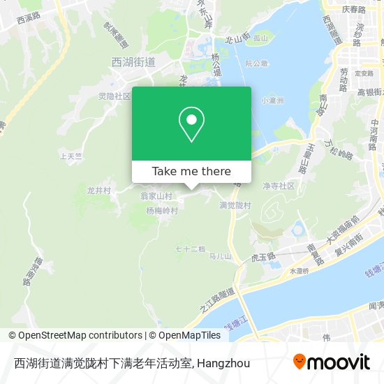 西湖街道满觉陇村下满老年活动室 map