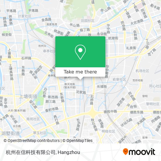 杭州在信科技有限公司 map