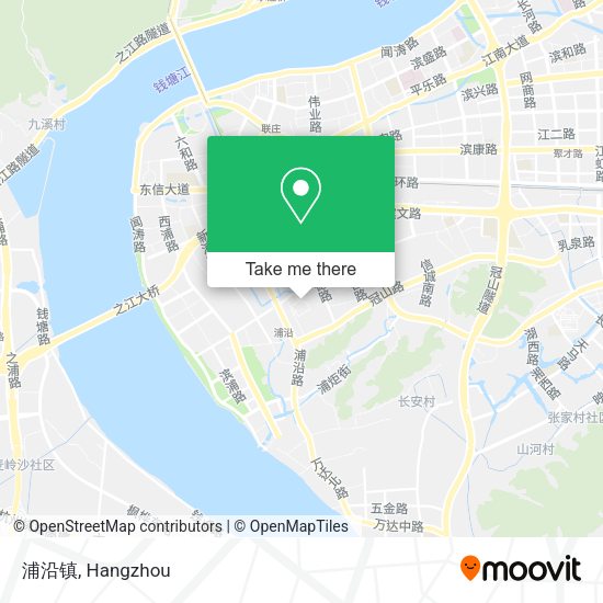 浦沿镇 map